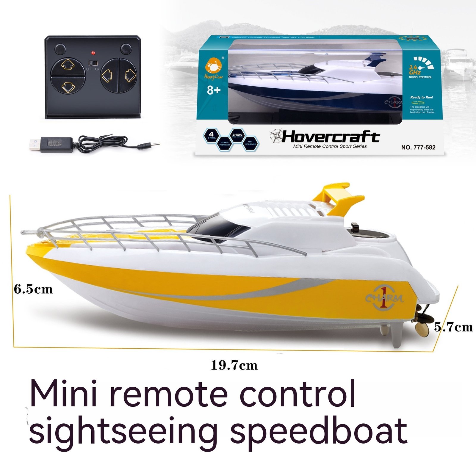 Submarine Small Remote-control Ship Warship Charging - Image 5