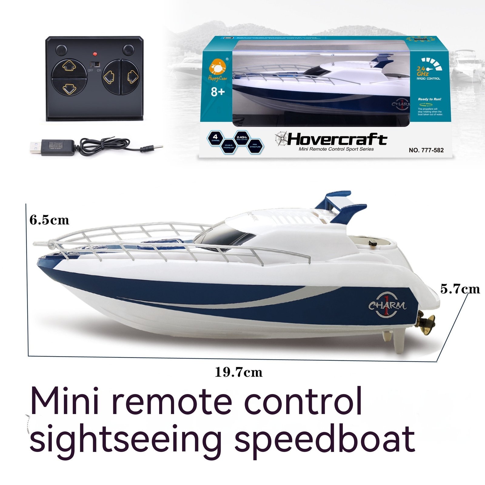 Submarine Small Remote-control Ship Warship Charging - Image 7