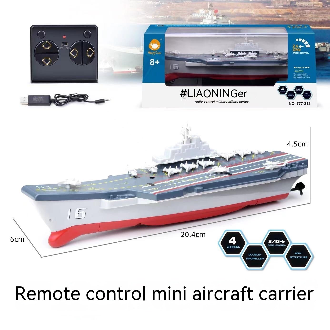 Submarine Small Remote-control Ship Warship Charging - Image 3
